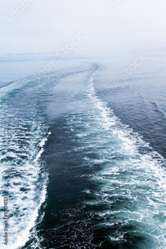 Ship track for background use