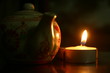 Tealight and teapot