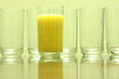 Empty and full glasses
