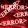 bits and bytes on a dark red background