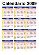 Calendario 2009 Español