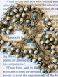 Vintage Rosary on Bible Page Close-up