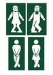 toilet signs - vector
