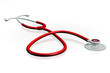 Stéthoscope rouge