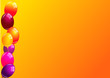 ballons orangés