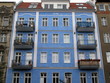 Maison bleue, Berlin, Allemagne.