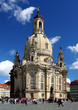 Frauenkirche cathedral (Mother of God Church) at the Dresden