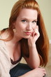 Red haired woman