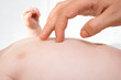 Newborn baby after bath Newborn baby after bath