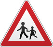 Panneau Attention école