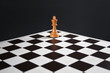chess king on board