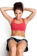 Photo: Woman Doing Situps Woman Doing Situps