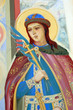 Fresco. Saint Michael's Golden-Domed Cathedral in Kiev, Ukraine