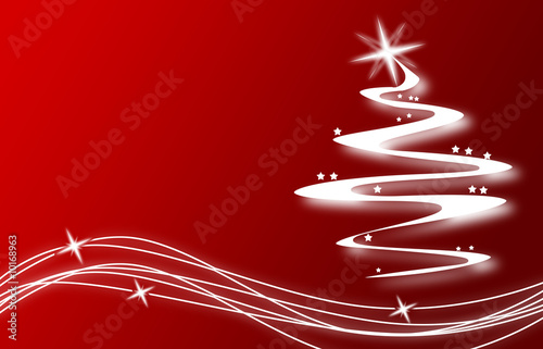 Illustration: tannenbaum - rot 2 tannenbaum - rot 2
