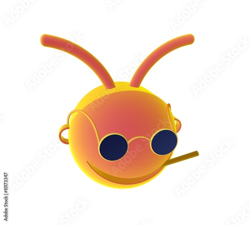 cool cartoon sunglasses. very lovely cartoon bee,