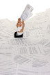 Streß durch Bürokratie und Papier Ablage