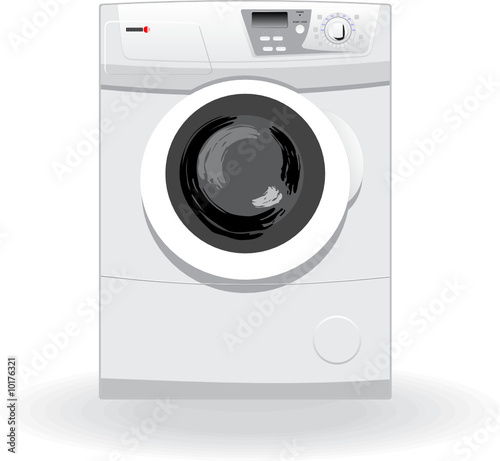 Vector: Washing machine vector illustration Washing machine vector illustration