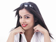 portrait of a pretty asian girl of indian origin