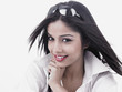 portrait of a pretty asian girl of indian origin