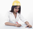 young asian female engineer