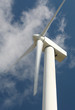 Photo: Wind turbine with motion blur on rotor blades Wind turbine with motion blur on rotor blades