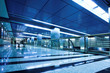Hall with lights in metro