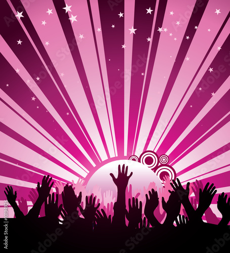 Vector: Pink Party Poster Pink Party Poster