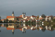 Town Telc (UNESCO) under dark sky Town Telc (UNESCO) under dark sky
