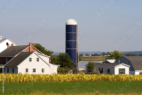 Photo: Typical Amish farm in Lancaster county without electricity. Typical Amish farm in Lancaster county without electricity.