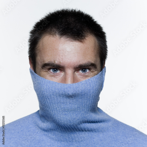 Photo: hiding handsome man hiding handsome man