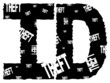 grunge ID theft text illustration