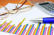Colorful business chart