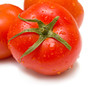 Foto: wet tomatoes on white. Shallow DOF. wet tomatoes on white. Shallow DOF.