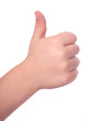 Child finger up Child finger up