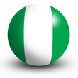 Nigeria flag orb Button Icon