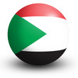 Sudan flag orb Button Icon
