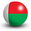 Madagaskar flag orb Button Icon