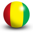 Guinea flag orb Button Icon
