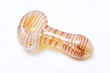 Glass pipe isolated on a white studio background Glass pipe isolated on a white studio background