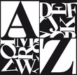 Vector: Buchstaben Buchstaben