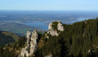 Sight To The Chimsee From Peak Of Kampenwand.