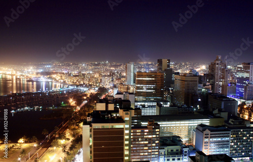 Photo: harbor city night harbor city night