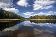 lake in bulgarian Rhodopa mountains