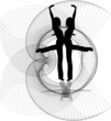 silhouettes de danseuses