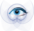 oeil sur fond abstrait oeil sur fond abstrait