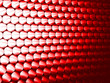 red background with balls