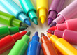 Colored marker.