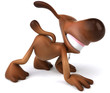 Chien heureux