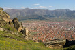 Prilep 's view from king 's Marko hill