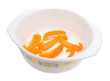 large pieces of pepper, isolated image, white background large pieces of pepper, isolated image, white background